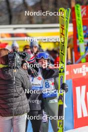 25.02.2024, Hinzenbach, Austria (AUT): Silje Opseth (NOR), Kjersti Graesli (NOR), (l-r)  - FIS world cup ski jumping women, individual HS90, Hinzenbach (AUT). www.nordicfocus.com. © Volk/NordicFocus. Every downloaded picture is fee-liable