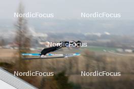 25.02.2024, Hinzenbach, Austria (AUT): Nicole Maurer (CAN) - FIS world cup ski jumping women, individual HS90, Hinzenbach (AUT). www.nordicfocus.com. © Volk/NordicFocus. Every downloaded picture is fee-liable.