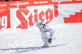 25.02.2024, Hinzenbach, Austria (AUT): Klara Ulrichova (CZE) - FIS world cup ski jumping women, individual HS90, Hinzenbach (AUT). www.nordicfocus.com. © Volk/NordicFocus. Every downloaded picture is fee-liable