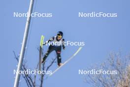 25.02.2024, Hinzenbach, Austria (AUT): Emma Chervet (FRA) - FIS world cup ski jumping women, individual HS90, Hinzenbach (AUT). www.nordicfocus.com. © Volk/NordicFocus. Every downloaded picture is fee-liable