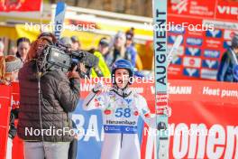 25.02.2024, Hinzenbach, Austria (AUT): Eva Pinkelnig (AUT) - FIS world cup ski jumping women, individual HS90, Hinzenbach (AUT). www.nordicfocus.com. © Volk/NordicFocus. Every downloaded picture is fee-liable