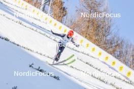 25.02.2024, Hinzenbach, Austria (AUT): Katharina Schmid (GER) - FIS world cup ski jumping women, individual HS90, Hinzenbach (AUT). www.nordicfocus.com. © Volk/NordicFocus. Every downloaded picture is fee-liable