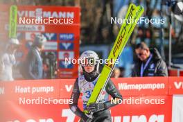 25.02.2024, Hinzenbach, Austria (AUT): Annika Sieff (ITA) - FIS world cup ski jumping women, individual HS90, Hinzenbach (AUT). www.nordicfocus.com. © Volk/NordicFocus. Every downloaded picture is fee-liable