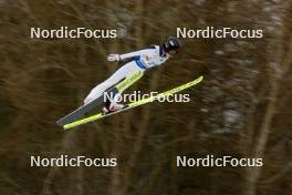 25.02.2024, Hinzenbach, Austria (AUT): Qi Liu (CHN) - FIS world cup ski jumping women, individual HS90, Hinzenbach (AUT). www.nordicfocus.com. © Volk/NordicFocus. Every downloaded picture is fee-liable.