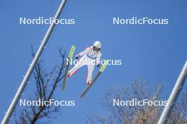 25.02.2024, Hinzenbach, Austria (AUT): Liangyao Wang (CHN) - FIS world cup ski jumping women, individual HS90, Hinzenbach (AUT). www.nordicfocus.com. © Volk/NordicFocus. Every downloaded picture is fee-liable
