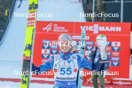 25.02.2024, Hinzenbach, Austria (AUT): Jacqueline Seifriedsberger (AUT) - FIS world cup ski jumping women, individual HS90, Hinzenbach (AUT). www.nordicfocus.com. © Volk/NordicFocus. Every downloaded picture is fee-liable