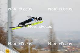 25.02.2024, Hinzenbach, Austria (AUT): Emma Chervet (FRA) - FIS world cup ski jumping women, individual HS90, Hinzenbach (AUT). www.nordicfocus.com. © Volk/NordicFocus. Every downloaded picture is fee-liable.