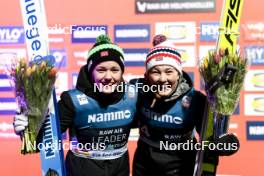 09.03.2024, Oslo, Norway (NOR): Eirin Maria Kvandal (NOR), Silje Opseth (NOR), (l-r)  - FIS world cup ski jumping women, individual HS134, Oslo (NOR). www.nordicfocus.com. © Modica/NordicFocus. Every downloaded picture is fee-liable.