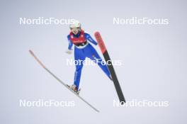 12.03.2024, Trondheim, Norway (NOR): Emely Torazza (SUI) - FIS world cup ski jumping women, individual HS100, Trondheim (NOR). www.nordicfocus.com. © Thibaut/NordicFocus. Every downloaded picture is fee-liable.