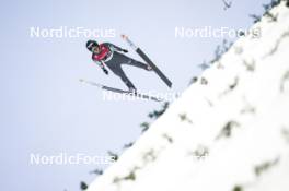 12.03.2024, Trondheim, Norway (NOR): Haruka Iwasa (JPN) - FIS world cup ski jumping women, individual HS100, Trondheim (NOR). www.nordicfocus.com. © Thibaut/NordicFocus. Every downloaded picture is fee-liable.