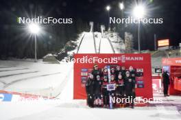12.03.2024, Trondheim, Norway (NOR): Eirin Maria Kvandal (NOR), Thea Minyan Bjoerseth (NOR), Silje Opseth (NOR), Heidi Dyhre Traaserud (NOR), (l-r)  - FIS world cup ski jumping women, individual HS100, Trondheim (NOR). www.nordicfocus.com. © Thibaut/NordicFocus. Every downloaded picture is fee-liable.
