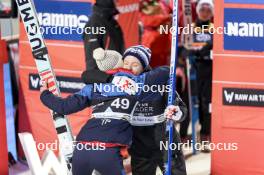 13.03.2024, Trondheim, Norway (NOR): Eirin Maria Kvandal (NOR), Eva Pinkelnig (AUT), (l-r)  - FIS world cup ski jumping women, individual HS140, Trondheim (NOR). www.nordicfocus.com. © Thibaut/NordicFocus. Every downloaded picture is fee-liable.