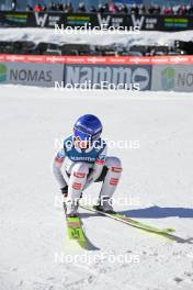 17.03.2024, Vikersund, Norway (NOR): Jacqueline Seifriedsberger (AUT) - FIS world cup ski flying women, individual HS240, Vikersund (NOR). www.nordicfocus.com. © Authamayou/NordicFocus. Every downloaded picture is fee-liable.