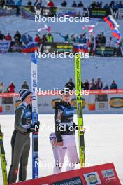 17.03.2024, Vikersund, Norway (NOR): Eirin Maria Kvandal (NOR), Ema Klinec (SLO), (l-r)  - FIS world cup ski flying women, individual HS240, Vikersund (NOR). www.nordicfocus.com. © Authamayou/NordicFocus. Every downloaded picture is fee-liable.
