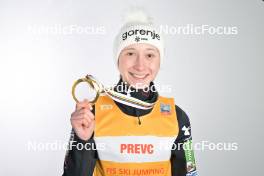 21.03.2024, Planica, Slovenia (SLO): Nika Prevc (SLO) - FIS world cup ski flying women, cups, Planica (SLO). www.nordicfocus.com. © Reichert/NordicFocus. Every downloaded picture is fee-liable.