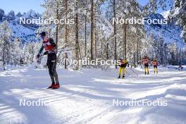 13.01.2024, Sexten, Italy (ITA): Magnus Vesterheim (NOR), Ole Joergen Bruvoll (NOR), (l-r)  - Ski Classics 3 Zinnen Ski Marathon - Sexten (ITA). www.nordicfocus.com. © Vanzetta/NordicFocus. Every downloaded picture is fee-liable.