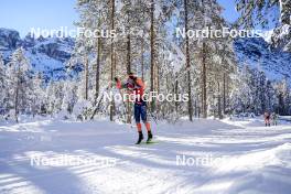 13.01.2024, Sexten, Italy (ITA): Max Novak (SWE) - Ski Classics 3 Zinnen Ski Marathon - Sexten (ITA). www.nordicfocus.com. © Vanzetta/NordicFocus. Every downloaded picture is fee-liable.