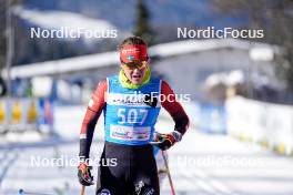 13.01.2024, Sexten, Italy (ITA): Jenny Larsson (SWE) - Ski Classics 3 Zinnen Ski Marathon - Sexten (ITA). www.nordicfocus.com. © Vanzetta/NordicFocus. Every downloaded picture is fee-liable.