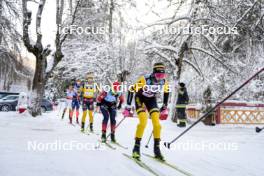 13.01.2024, Sexten, Italy (ITA): Emilie Fleten (NOR), Gjerde Alnes Anikken (NOR), Ida Dahl (SWE) - Ski Classics 3 Zinnen Ski Marathon - Sexten (ITA). www.nordicfocus.com. © Vanzetta/NordicFocus. Every downloaded picture is fee-liable.