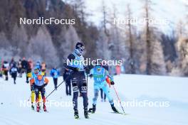 20.01.2024, Zuoz Switzerland (SUI): Emil Persson (SWE) - Ski Classics La Diagonela, Zuoz (SUI). www.nordicfocus.com. © Barbieri/NordicFocus. Every downloaded picture is fee-liable.
