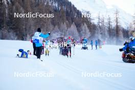 20.01.2024, Zuoz Switzerland (SUI): Morten Eide Pedersen (NOR), Johan Hoel (NOR), (l-r)  - Ski Classics La Diagonela, Zuoz (SUI). www.nordicfocus.com. © Barbieri/NordicFocus. Every downloaded picture is fee-liable.