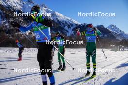 20.01.2024, Zuoz Switzerland (SUI): Mathias Oeivind Andresen (NOR), Erling Nyborg Owren (NOR) - Ski Classics La Diagonela, Zuoz (SUI). www.nordicfocus.com. © Barbieri/NordicFocus. Every downloaded picture is fee-liable.