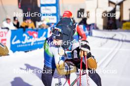20.01.2024, Zuoz Switzerland (SUI): Sofie Elebro (SWE), Kati Roivas (FIN), (l-r)  - Ski Classics La Diagonela, Zuoz (SUI). www.nordicfocus.com. © Barbieri/NordicFocus. Every downloaded picture is fee-liable.