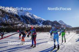 20.01.2024, Zuoz Switzerland (SUI): Chiara Caminada (ITA) - Ski Classics La Diagonela, Zuoz (SUI). www.nordicfocus.com. © Barbieri/NordicFocus. Every downloaded picture is fee-liable.