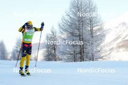 20.01.2024, Zuoz Switzerland (SUI): Alfred Buskqvist (SWE) - Ski Classics La Diagonela, Zuoz (SUI). www.nordicfocus.com. © Barbieri/NordicFocus. Every downloaded picture is fee-liable.