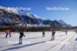 20.01.2024, Zuoz Switzerland (SUI): Thea Snortheimsmoen (NOR) - Ski Classics La Diagonela, Zuoz (SUI). www.nordicfocus.com. © Barbieri/NordicFocus. Every downloaded picture is fee-liable.