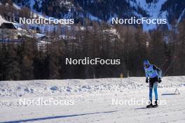 20.01.2024, Zuoz Switzerland (SUI): Nathan Jouannon (FRA) - Ski Classics La Diagonela, Zuoz (SUI). www.nordicfocus.com. © Barbieri/NordicFocus. Every downloaded picture is fee-liable.