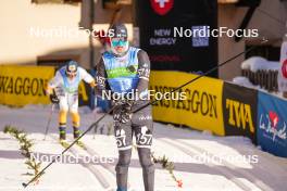 20.01.2024, Zuoz Switzerland (SUI): Oskar Kardin (SWE) - Ski Classics La Diagonela, Zuoz (SUI). www.nordicfocus.com. © Barbieri/NordicFocus. Every downloaded picture is fee-liable.