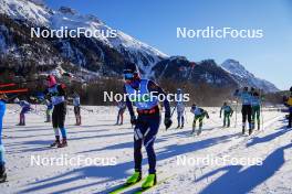 20.01.2024, Zuoz Switzerland (SUI): Mattia Armellini (ITA) - Ski Classics La Diagonela, Zuoz (SUI). www.nordicfocus.com. © Barbieri/NordicFocus. Every downloaded picture is fee-liable.