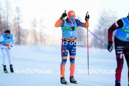 20.01.2024, Zuoz Switzerland (SUI): Stian Hoelgaard (NOR) - Ski Classics La Diagonela, Zuoz (SUI). www.nordicfocus.com. © Barbieri/NordicFocus. Every downloaded picture is fee-liable.