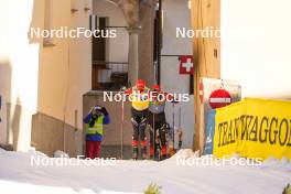 20.01.2024, Zuoz Switzerland (SUI): Kasper Stadaas (NOR), Johan Hoel (NOR), (l-r)  - Ski Classics La Diagonela, Zuoz (SUI). www.nordicfocus.com. © Barbieri/NordicFocus. Every downloaded picture is fee-liable.
