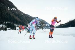 28.01.2024, Trentino, Italy (ITA): Tereza Hujerova (CZE) - Ski Classics Marcialonga, Trentino (ITA). www.nordicfocus.com. © Vanzetta/NordicFocus. Every downloaded picture is fee-liable.