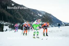 28.01.2024, Trentino, Italy (ITA): Michaela Patscheider (ITA), Karolina Grohova (CZE), (l-r) - Ski Classics Marcialonga, Trentino (ITA). www.nordicfocus.com. © Vanzetta/NordicFocus. Every downloaded picture is fee-liable.