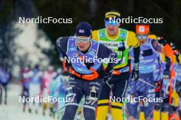 28.01.2024, Trentino, Italy (ITA): Emil Persson (SWE) - Ski Classics Marcialonga, Trentino (ITA). www.nordicfocus.com. © Vanzetta/NordicFocus. Every downloaded picture is fee-liable.