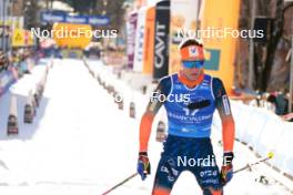 28.01.2024, Trentino, Italy (ITA): Stian Hoelgaard (NOR) - Ski Classics Marcialonga, Trentino (ITA). www.nordicfocus.com. © Vanzetta/NordicFocus. Every downloaded picture is fee-liable.