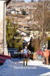 28.01.2024, Trentino, Italy (ITA): Johannes Ekloef (SWE) - Ski Classics Marcialonga, Trentino (ITA). www.nordicfocus.com. © Vanzetta/NordicFocus. Every downloaded picture is fee-liable.