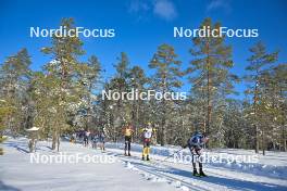 17.02.2024, Groenklitt, Sweden (SWE): Kasper Stadaas (NOR), Alfred Buskqvist (SWE), Emil Persson (SWE), (l-r) - Ski Classics Groenklitt Classic Orsa - Groenklitt (SWE). www.nordicfocus.com. © Reichert/NordicFocus. Every downloaded picture is fee-liable.