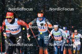 17.02.2024, Groenklitt, Sweden (SWE): Silje Oeyre Slind (NOR), Masako Ishida (JPN), (l-r) - Ski Classics Groenklitt Classic Orsa - Groenklitt (SWE). www.nordicfocus.com. © Reichert/NordicFocus. Every downloaded picture is fee-liable.