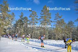 17.02.2024, Groenklitt, Sweden (SWE): Johannes Ekloef (SWE), Thomas Bing (GER), Stian Hoelgaard (NOR), (l-r) - Ski Classics Groenklitt Classic Orsa - Groenklitt (SWE). www.nordicfocus.com. © Reichert/NordicFocus. Every downloaded picture is fee-liable.