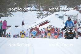 17.02.2024, Groenklitt, Sweden (SWE): feature:  start- Ski Classics Groenklitt Classic Orsa - Groenklitt (SWE). www.nordicfocus.com. © Reichert/NordicFocus. Every downloaded picture is fee-liable.