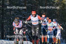 17.02.2024, Groenklitt, Sweden (SWE): Moa Lundgren (SWE), Silje Oeyre Slind (NOR), (l-r) - Ski Classics Groenklitt Classic Orsa - Groenklitt (SWE). www.nordicfocus.com. © Reichert/NordicFocus. Every downloaded picture is fee-liable.