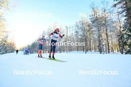 17.02.2024, Groenklitt, Sweden (SWE): Silje Oeyre Slind (NOR), Moa Lundgren (SWE), (l-r) - Ski Classics Groenklitt Classic Orsa - Groenklitt (SWE). www.nordicfocus.com. © Reichert/NordicFocus. Every downloaded picture is fee-liable.