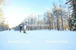 17.02.2024, Groenklitt, Sweden (SWE): Anikken Gjerede Alnes (NOR), Kati Roivas (FIN), (l-r) - Ski Classics Groenklitt Classic Orsa - Groenklitt (SWE). www.nordicfocus.com. © Reichert/NordicFocus. Every downloaded picture is fee-liable.