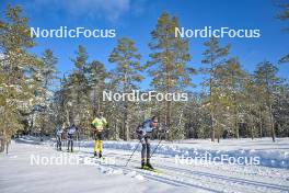 17.02.2024, Groenklitt, Sweden (SWE): Amund Hoel (NOR), Runar Skaug Mathisen (NOR), (l-r) - Ski Classics Groenklitt Classic Orsa - Groenklitt (SWE). www.nordicfocus.com. © Reichert/NordicFocus. Every downloaded picture is fee-liable.