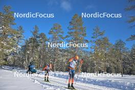 17.02.2024, Groenklitt, Sweden (SWE): Thomas Joly (FRA), Petter Stakston (NOR), (l-r) - Ski Classics Groenklitt Classic Orsa - Groenklitt (SWE). www.nordicfocus.com. © Reichert/NordicFocus. Every downloaded picture is fee-liable.