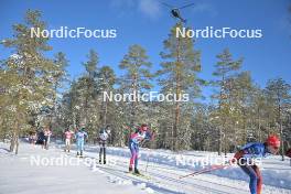 17.02.2024, Groenklitt, Sweden (SWE): Torleif Syrstad (NOR), Einar Kalland-Olsen (NOR), (l-r) - Ski Classics Groenklitt Classic Orsa - Groenklitt (SWE). www.nordicfocus.com. © Reichert/NordicFocus. Every downloaded picture is fee-liable.